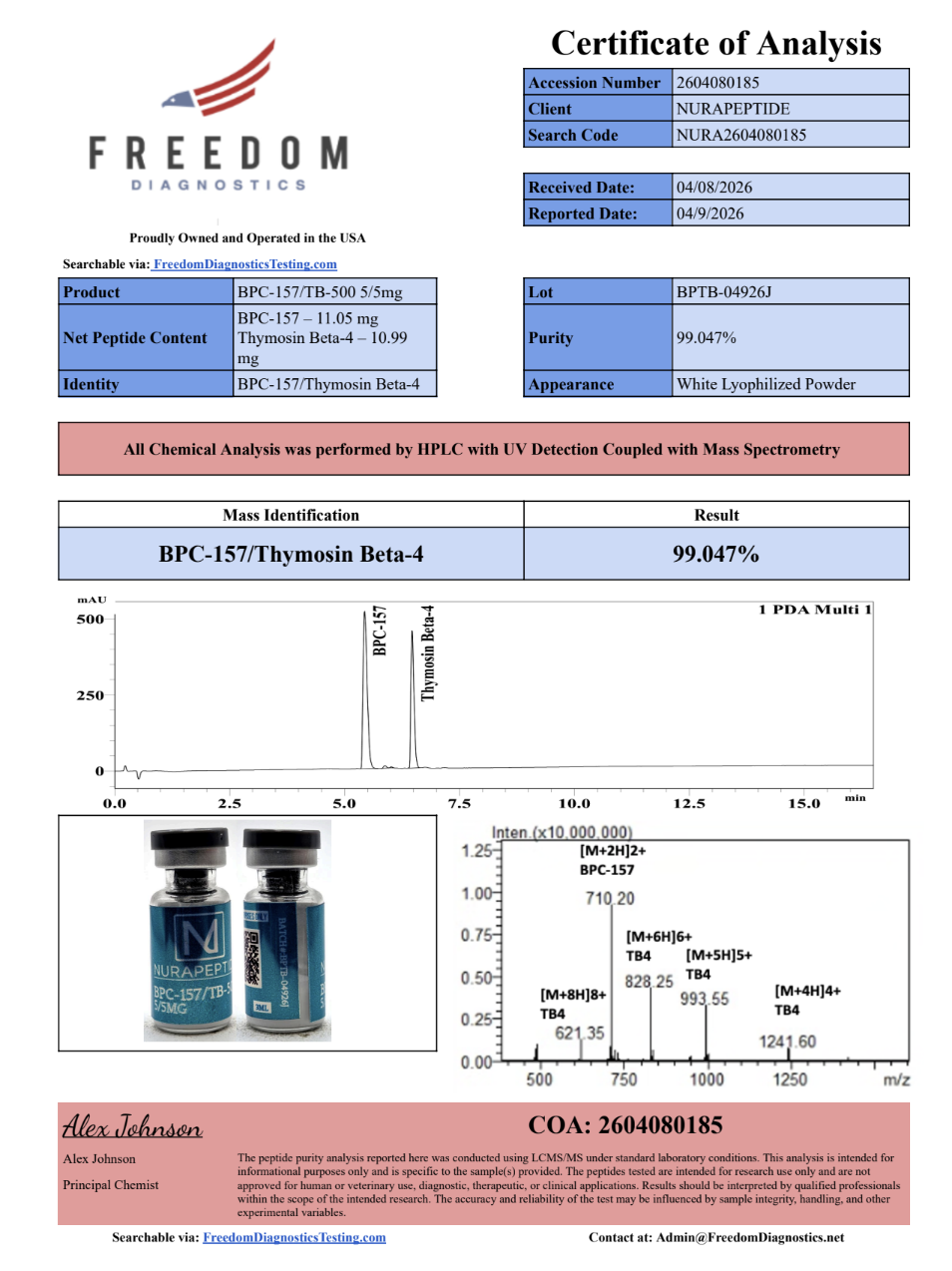 Wolverine Blend ( BPC-157 / TB-500 )